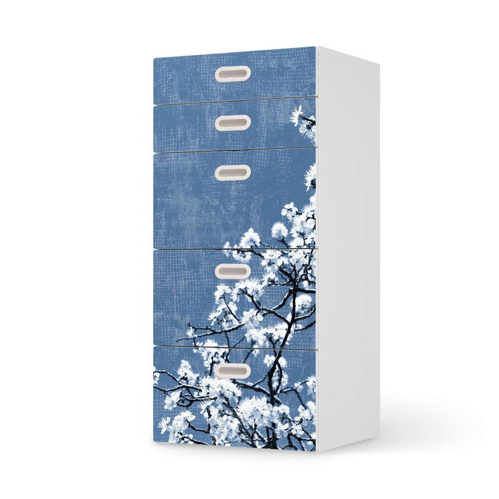 Möbel Klebefolie IKEA Stuva / Fritids Kommode - 5 Schubladen - Spring Tree - CR114024