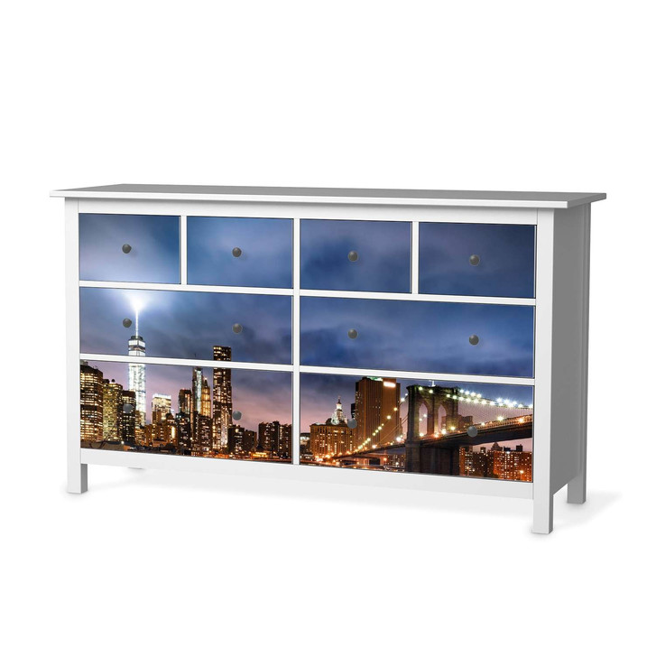 Möbelfolie IKEA Hemnes Kommode 8 Schubladen - Brooklyn Bridge - CR114830