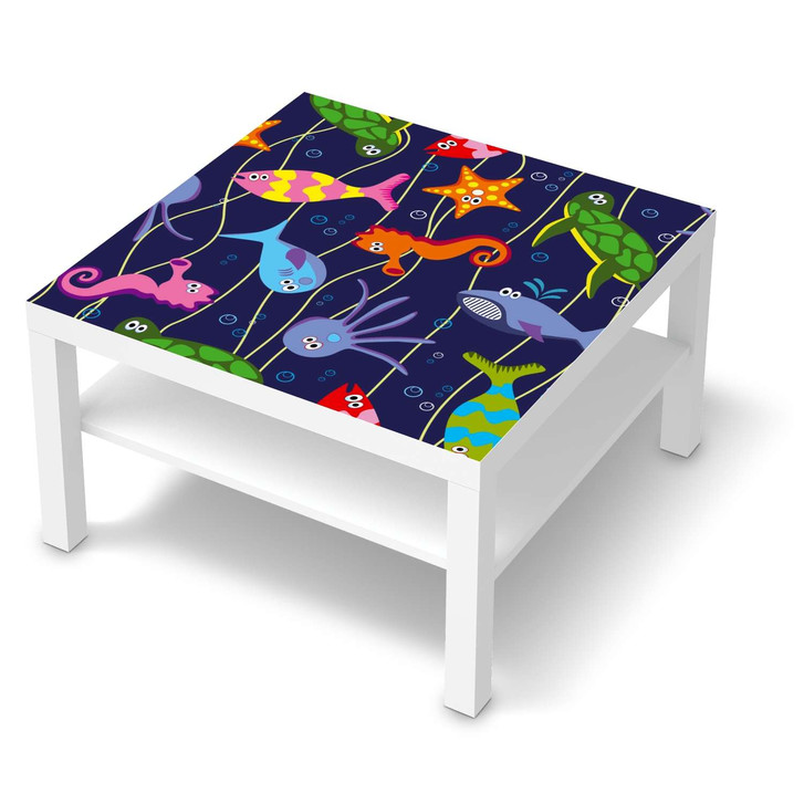 Möbelfolie IKEA Lack Tisch 78x78cm - Underwater Life - CR118539