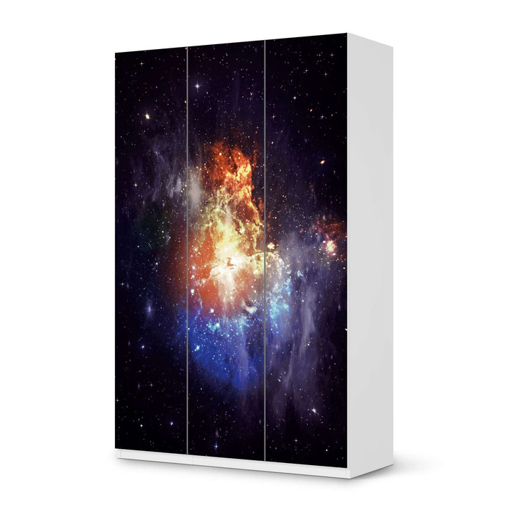Möbelfolie IKEA Pax Schrank 236cm Höhe - 3 Türen - Nebula - CR118610