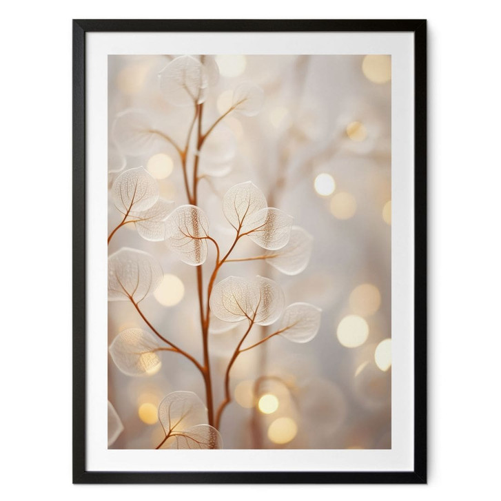 Poster Filigrane Blätter Beige - Treechild - WA498770