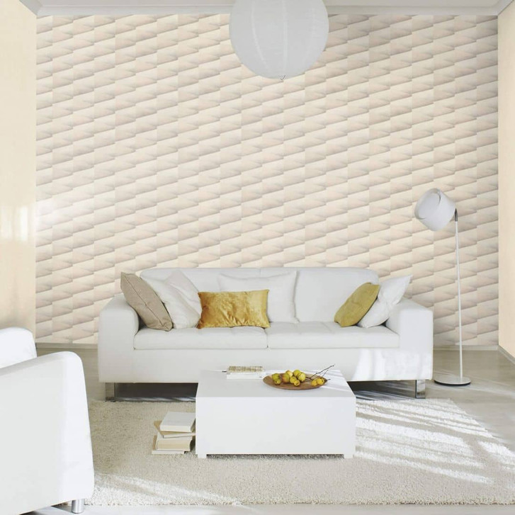 Rasch Vliestapete, Mustertapete Composition offwhite - WA338843