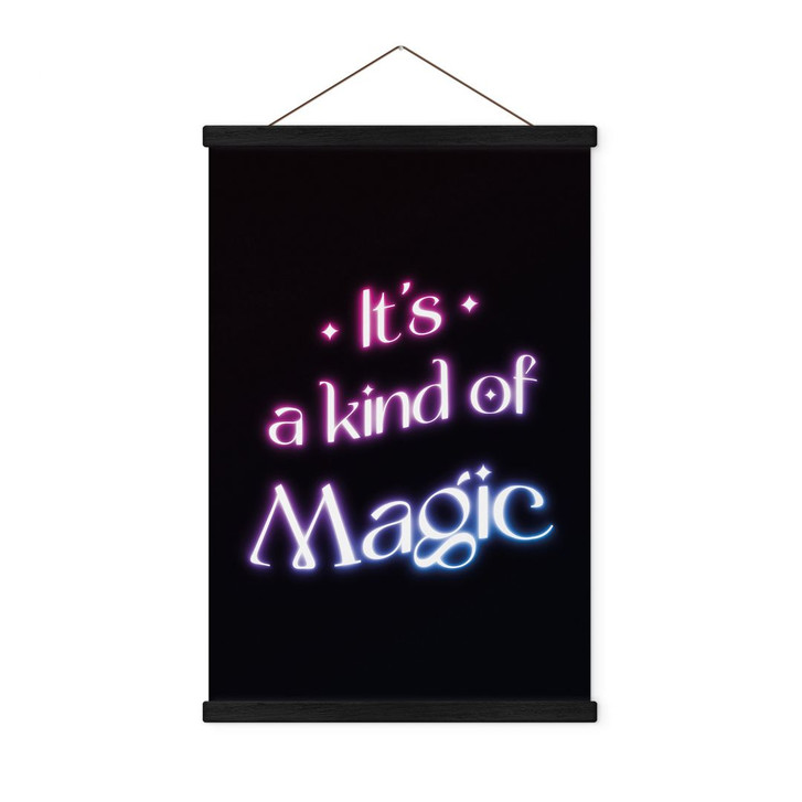 Stoffbild Songtext - It's a kind of magic - WA412014