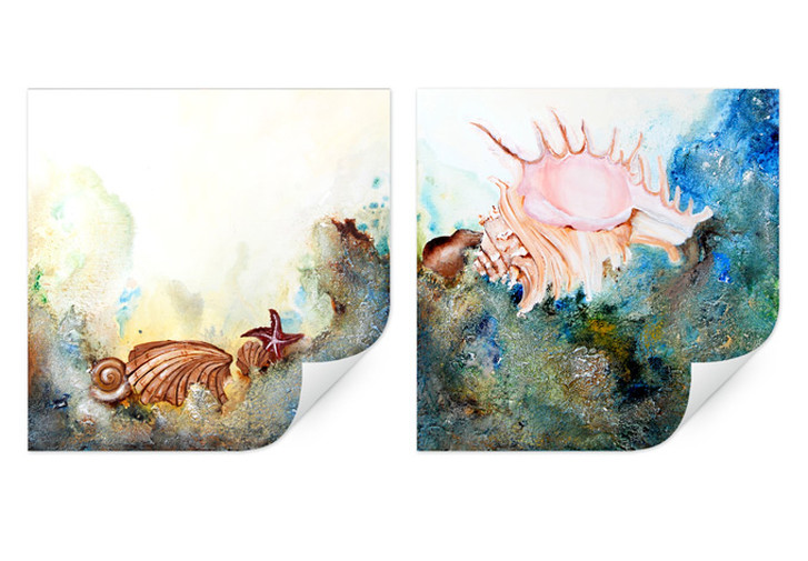 Wallprint Fedrau - Muscheln (2-teilig) - WA183784