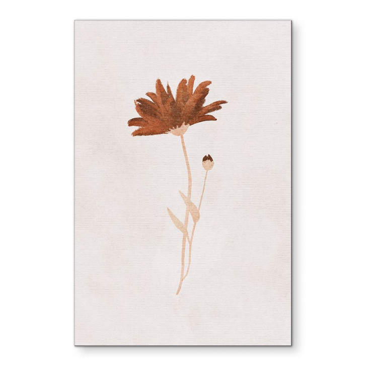 Wandbild Wildblume abstrakt - Goed Blauw - Alu-Dibond - WA484815