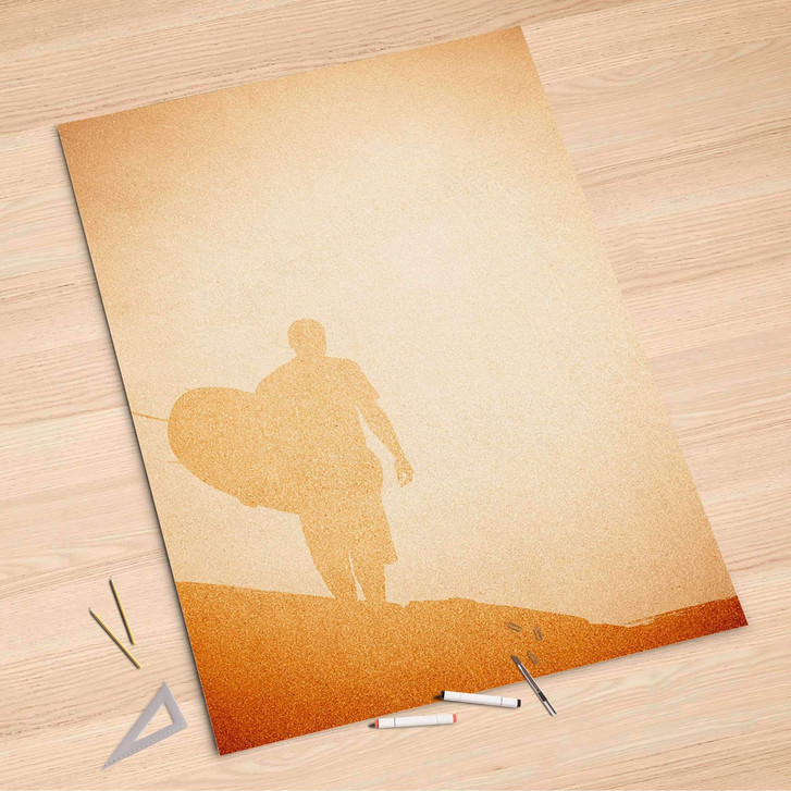 Folienbogen (100x150cm) - Surfer Silhouette - CR106280