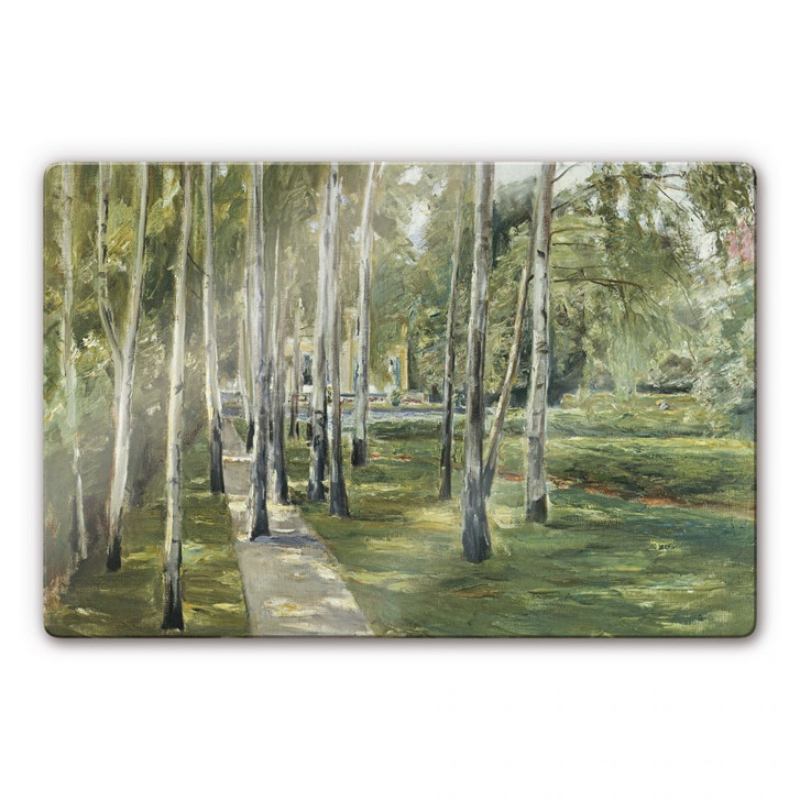 Glasbild Liebermann - Der Garten des Künstlers - WA124817