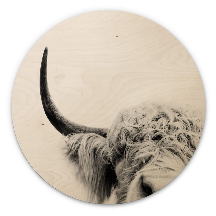 Holzbild Sisi & Seb - Bulle - Rund - WA299771