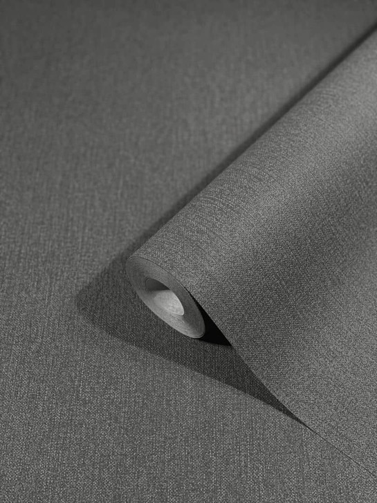 Unitapete, einfarbige Vliestapete Novamur Jackie grau - WA446057