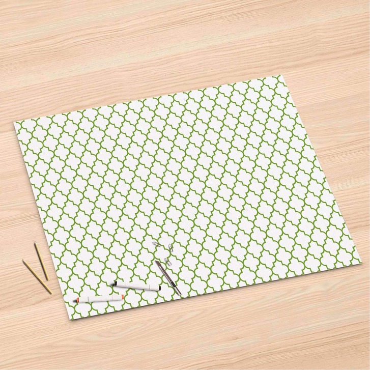 Folienbogen (120x80cm) - Retro Pattern - Grün - CR106468