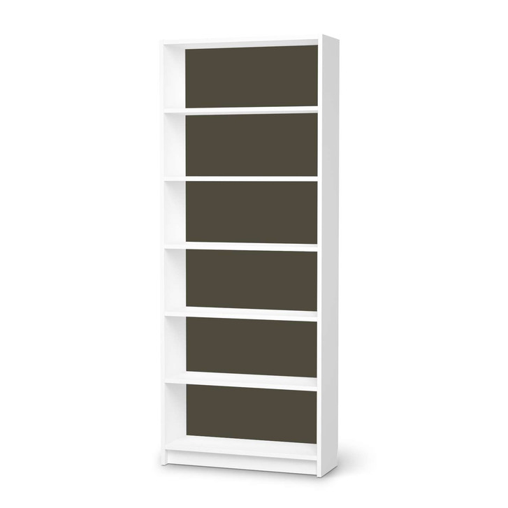 Klebefolie IKEA Billy Regal 6 Fächer - Braungrau Dark - CR111008
