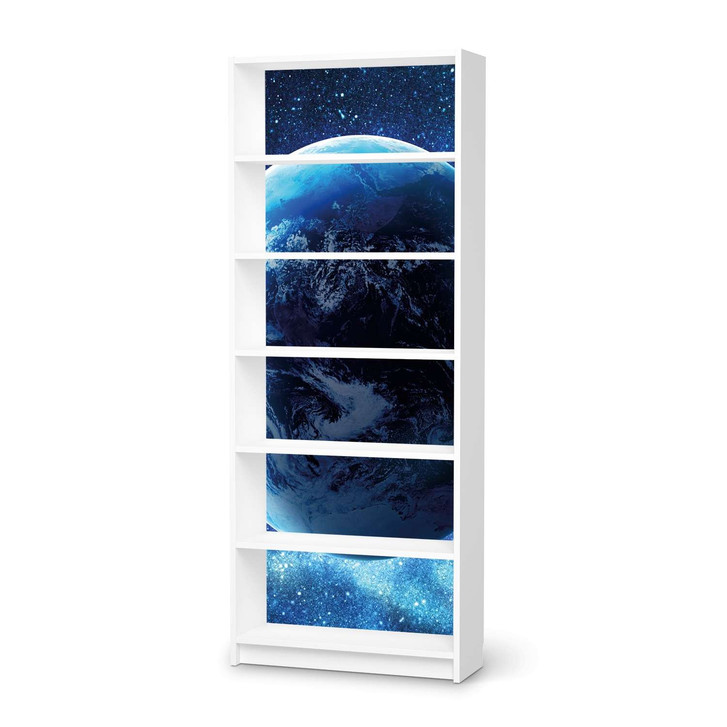 Klebefolie IKEA Billy Regal 6 Fächer - Planet Blue - CR111049