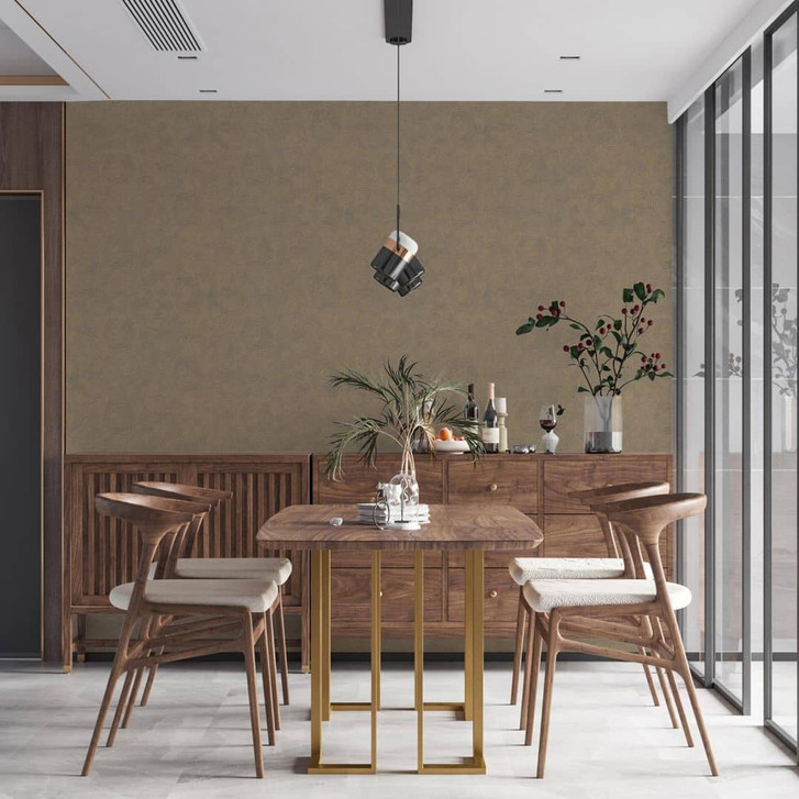 Livingwalls Strukturtapete My Home My Spa Vliestapete Natural Cosy Home geometrisch gold, graubeige - WA341811