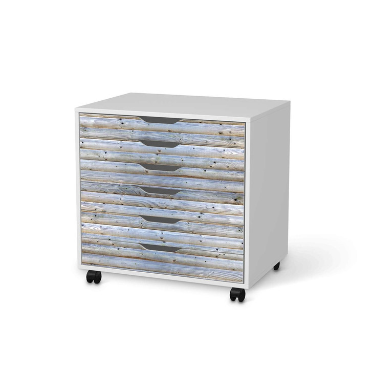 Möbelfolie IKEA Alex Rollcontainer 6 Schubladen - Greyhound - CR114224