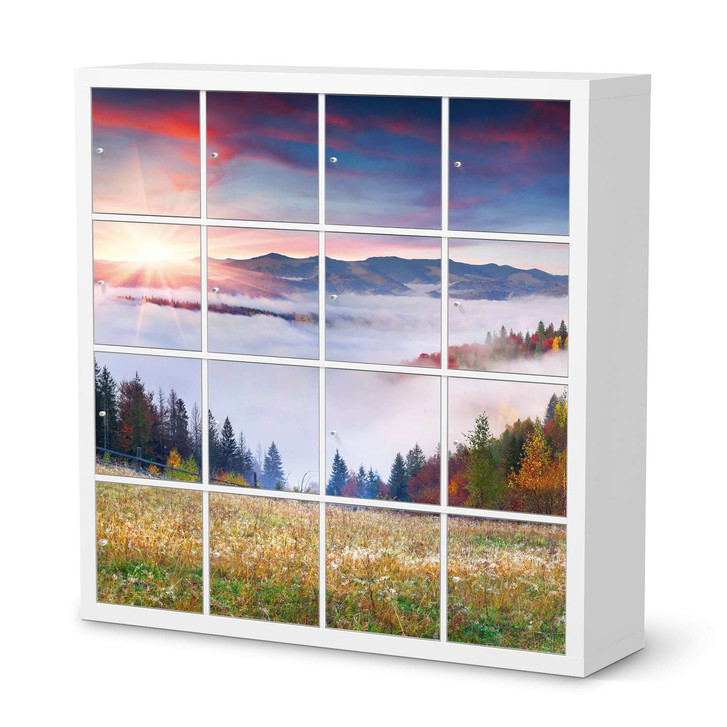 Möbelfolie IKEA Expedit Regal 16 Türen - Herbstwald - CR118089