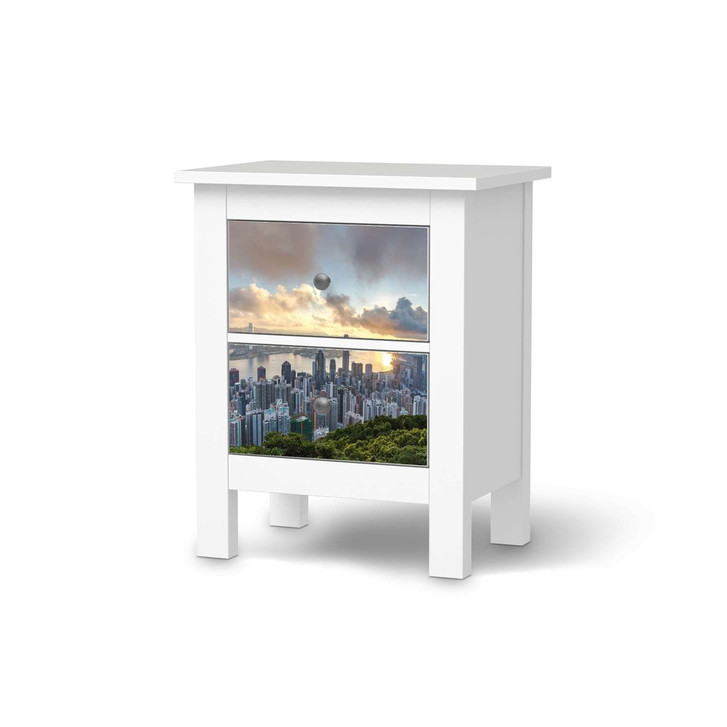 Möbelfolie IKEA Hemnes Kommode 2 Schubladen - Hong Kong - CR118192