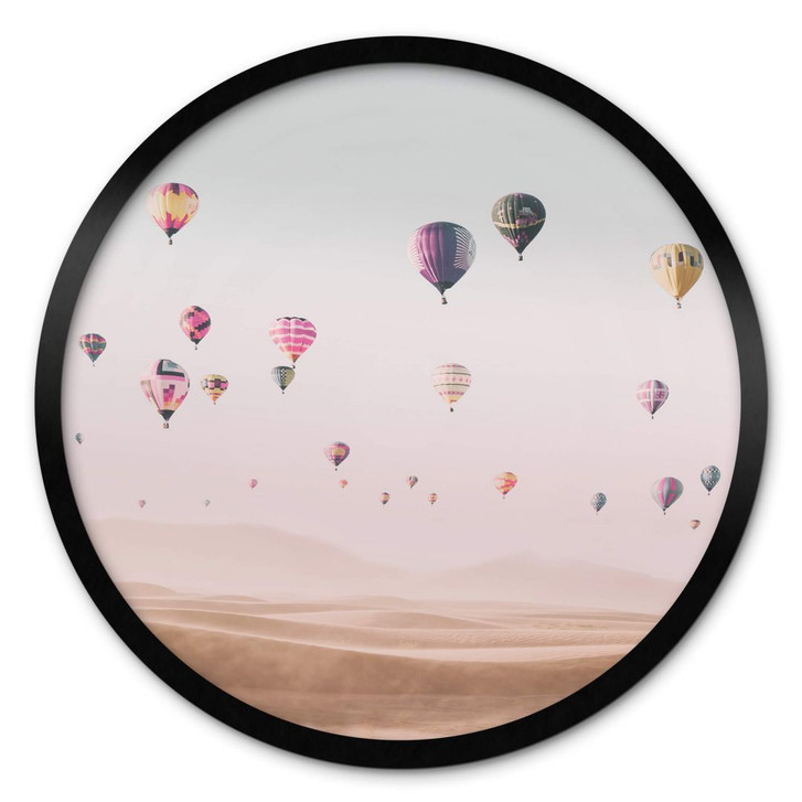 Poster Sisi & Seb - Heissluftballon - Rund - WA380460