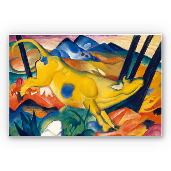 Wandbild Marc - Die gelbe Kuh - WA194312