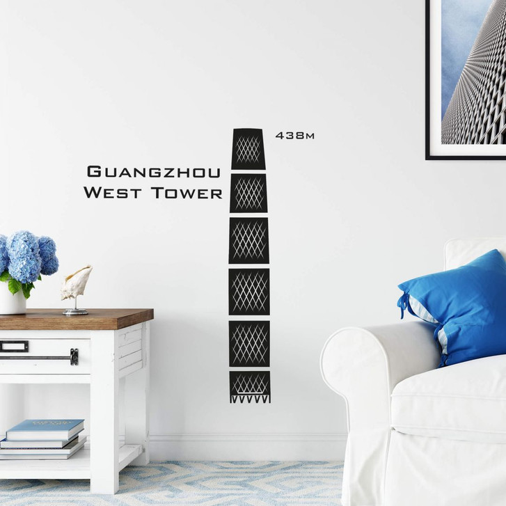 Wandtattoo Guangzhou West Tower - WA211181