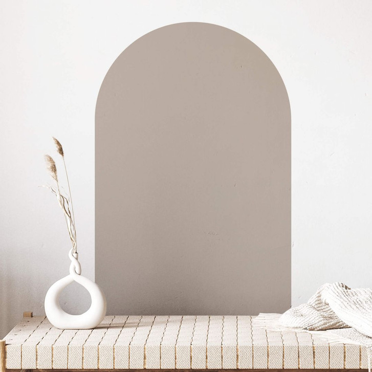 Wandtattoo Rundbogen breit - Taupe - WA412343