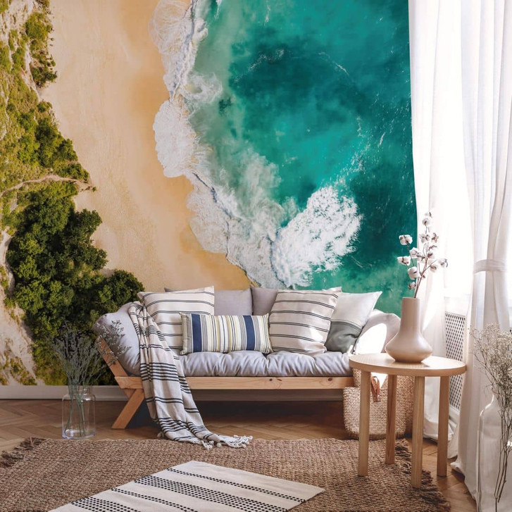 Fototapete Colombo - Strandblick von oben - WA320237