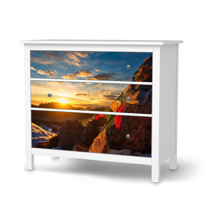 Möbelfolie IKEA Hemnes Kommode 3 Schubladen - Tibet - CR114803