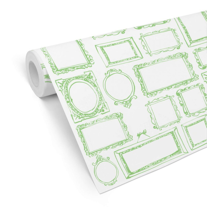 Mustertapete - Frame Your Life - grün - WA236450