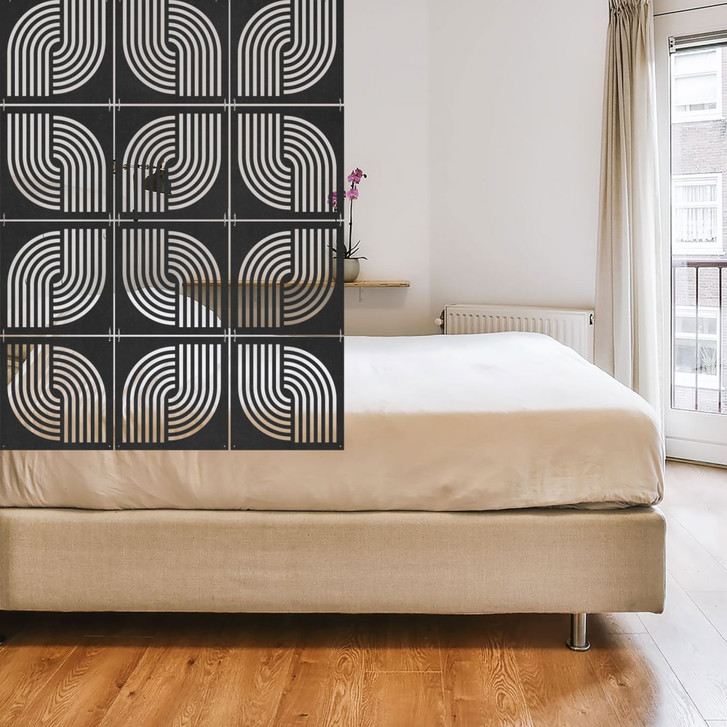 Raumteiler Regenbogen Muster - MDF - WA405885