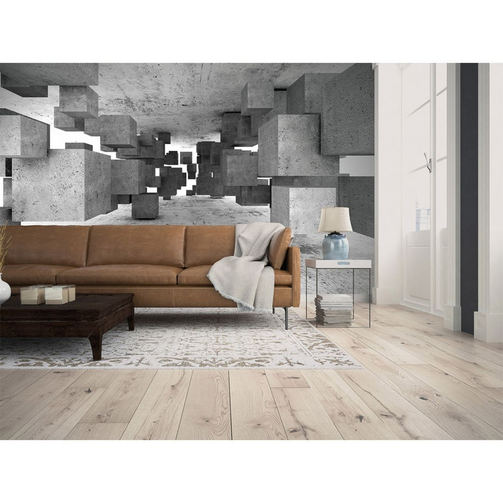 Livingwalls Fototapete Designwalls Concrete Tetris in 3D Optik - WA296320