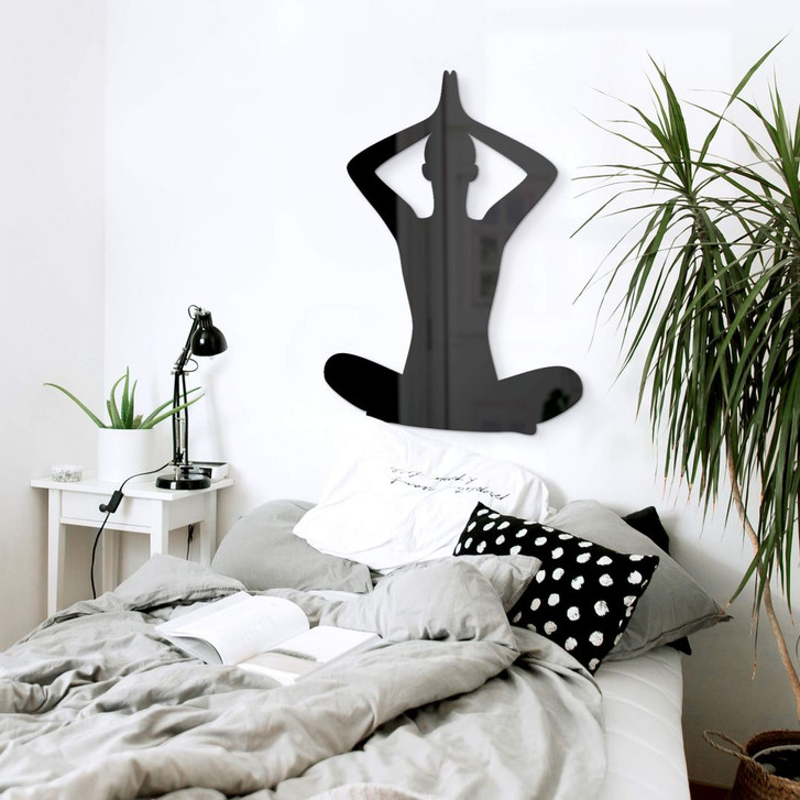 Acryldeko Yoga Pose sitzend 02 - WA305636