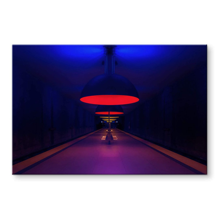 Acrylglasbild Dauer - U-Bahnstadion 