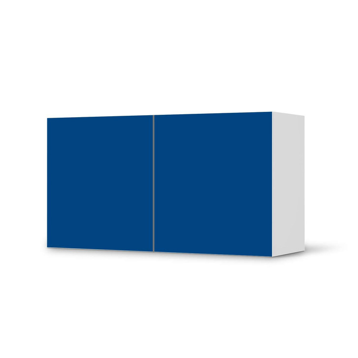 Folie IKEA Besta Regal 2 Türen (quer) - Blau Dark - CR105324