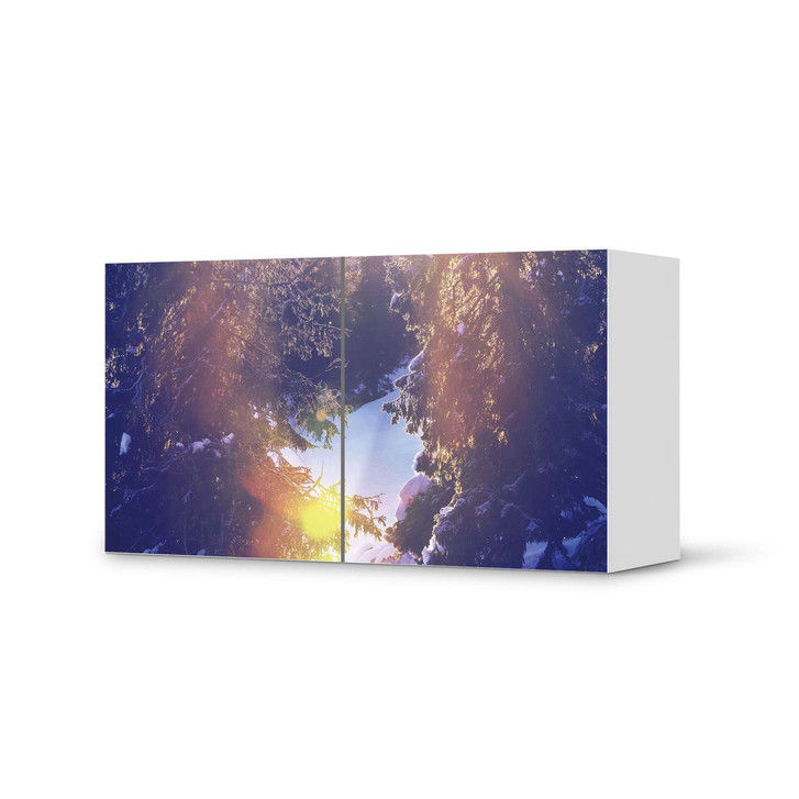 Folie IKEA Besta Regal 2 Türen (quer) - Lichtflut - CR105370