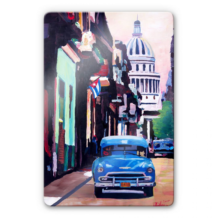 Glasbild Bleichner - Havanna-Feeling - WA121079