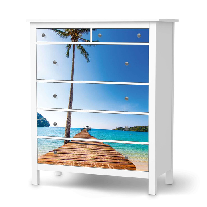 Klebefolie IKEA Hemnes Kommode 6 Schubladen - Caribbean - CR111336