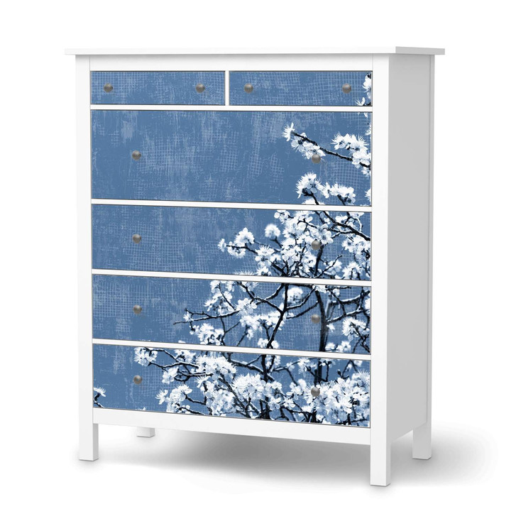 Klebefolie IKEA Hemnes Kommode 6 Schubladen - Spring Tree - CR111420