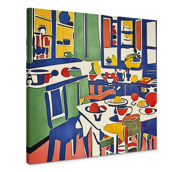 Leinwandbild In der Küche - Inspiriert von Matisse - Zamart - WA405188