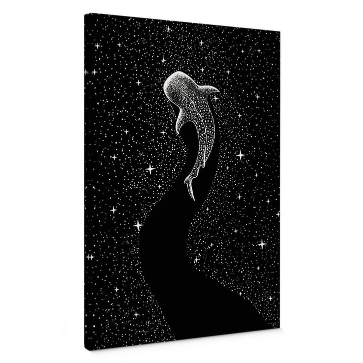 Leinwandbild Walhai im Ozean der Sterne - Cakir - WA444041