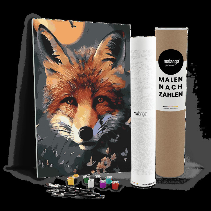 Malen nach Zahlen Leinwandbild - Fuchs Fred - WA447608