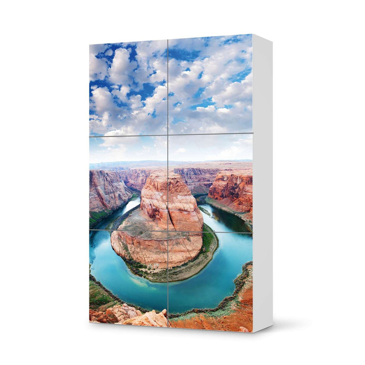 Möbel Klebefolie IKEA Besta Schrank 6 Türen (hoch) - Grand Canyon - CR113356