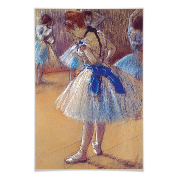 Poster Degas - Tänzerin beim Binden der Schleife - WA159441