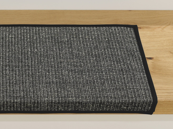 Salsa Sisal Stufenmatte Rechteckig Wunschmass in Moor - TS494881