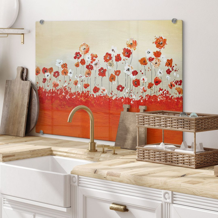 Spritzschutz Melz - Fröhliche Blumen - WA241263