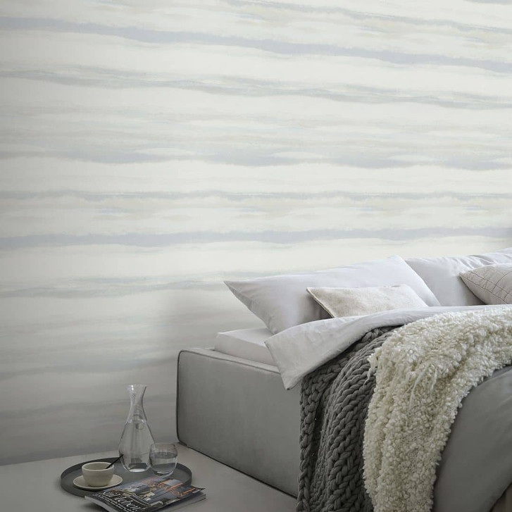 Vliestapete, Grafiktapete Aurora blau - WA493003
