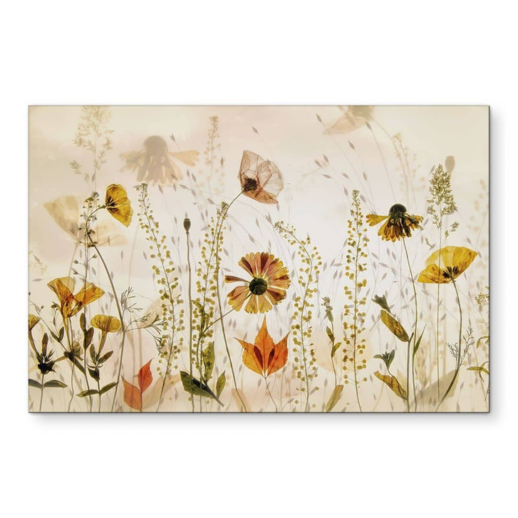 Wandbild Wilde Wiesenblumen im Sonnenlicht - Talen - Alu-Dibond - WA431295