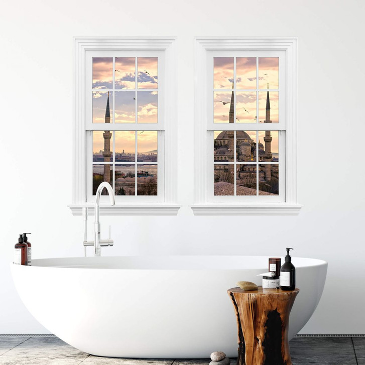 Wandtattoo 3D Doppelfenster Blaue Moschee in Istanbul - WA297153