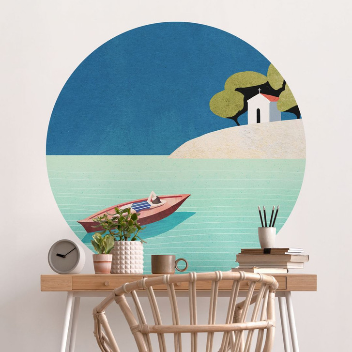 Wandtattoo Siesta im Sommer - Rivers - Rund - WA413307