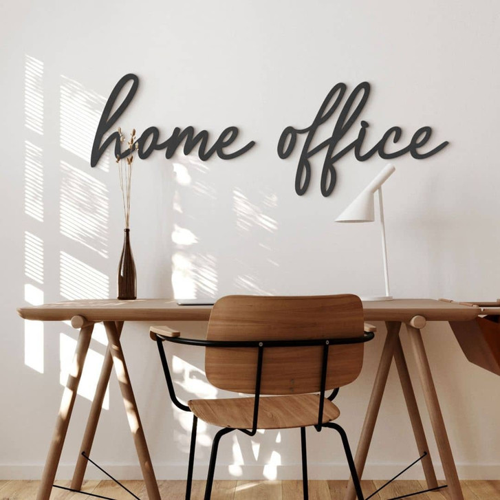3D Schriftzug Home Office - MDF Deko - WA427240