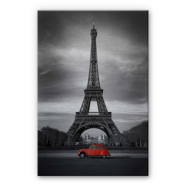 Alu-Dibond Bild La Vie est Belle - rot - WA112373