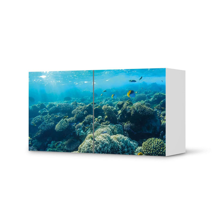 Folie IKEA Besta Regal 2 Türen (quer) - Underwater World - CR105411